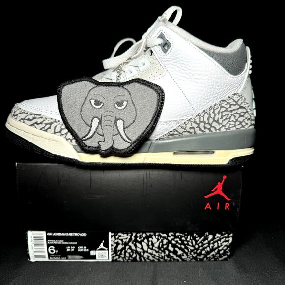 Size 6 - Nike Air Jordan 3 Retro GS Hide N' Sneak 2023 Shoes - Picture 9 of 9